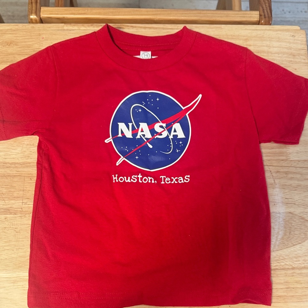 NASA Red T-Shirt 4T